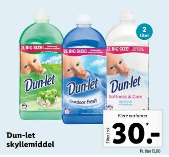 Dun-let skyllemiddel