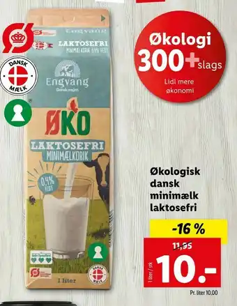 Let-Køb Økologisk dansk minimælk laktosefri tilbud