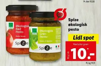 Let-Køb Spize økologisk pesto tilbud