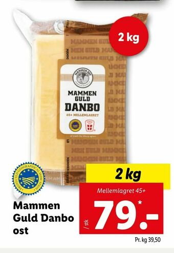 Let-Køb Mammen Guld Danbo ost tilbud
