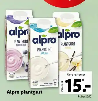 Let-Køb Alpro plantgurt tilbud
