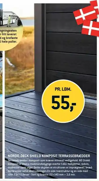 Nordic deck shield komposit terrassebrædder