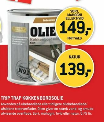 XL-BYG Trip trap køkkenbordsolie tilbud