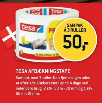 XL-BYG Tesa afdækningstape tilbud