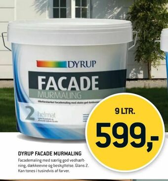 XL-BYG Dyrup facade murmaling tilbud