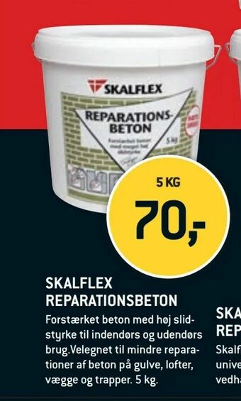 XL-BYG Skalflex reparationsbeton tilbud