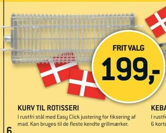 XL-BYG Kurv til rotisseri tilbud