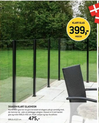 XL-BYG Skagen klart glashegn tilbud
