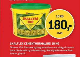 XL-BYG Skalflex cementmurmaling 10 kg tilbud