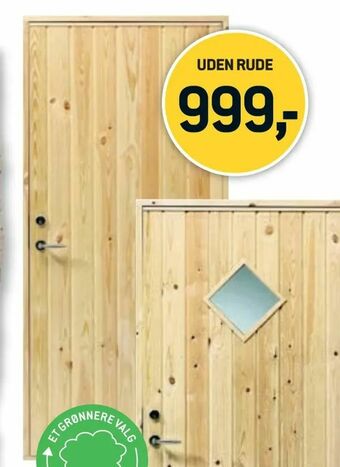 XL-BYG Swedoor udhusdør tilbud