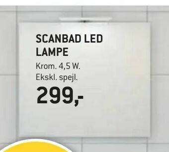 XL-BYG Scanbad led lampe tilbud