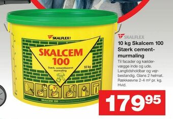 10 kg Skalcem 100 Stærk cementmurmaling