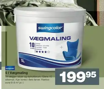 Bauhaus 5 l Vægmaling tilbud