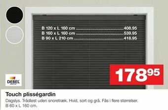 Bauhaus Touch plisségardin tilbud