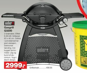 Bauhaus Gasgrill Q3200 tilbud