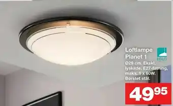 Bauhaus Loftlampe Planet 1 tilbud