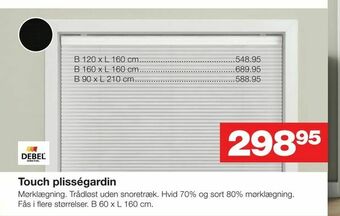 Bauhaus Touch plisségardin tilbud
