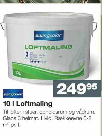 Bauhaus 10 l Loftmaling tilbud