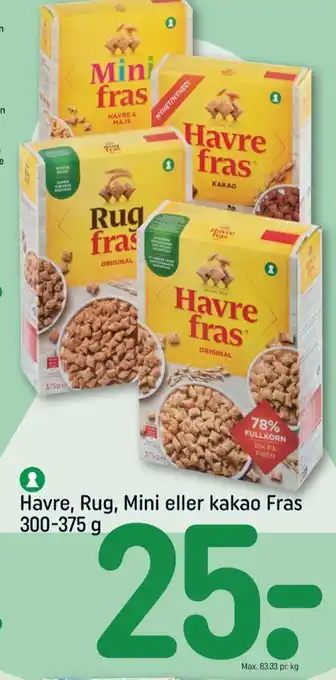 REMA 1000 Rugfras morgenmadsprodukt tilbud