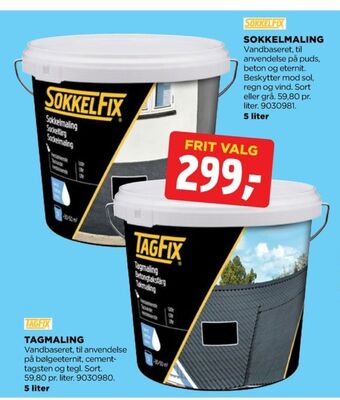 jem & fix Sokkelfix maling tilbud
