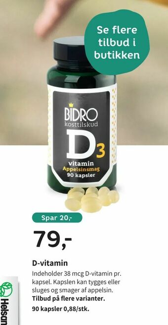 Helsam D-vitamin tilbud