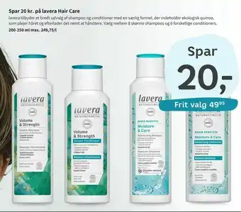 Helsam Lavera hair care tilbud