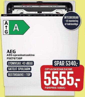 Skousen Aeg opvaskemaskine tilbud