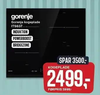 Skousen Gorenje kogeplade tilbud