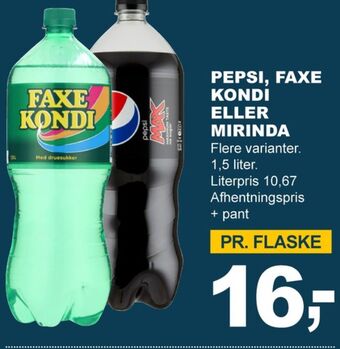 Let-Køb Faxe kondi sportssodavand tilbud