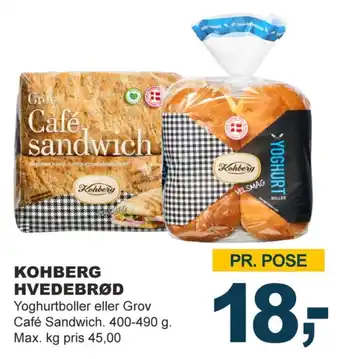 Let-Køb Kohberg cafe sandwich grov tilbud