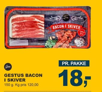 Let-Køb Gestus baconskiver tilbud