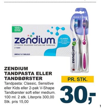 Zendium tandbørste