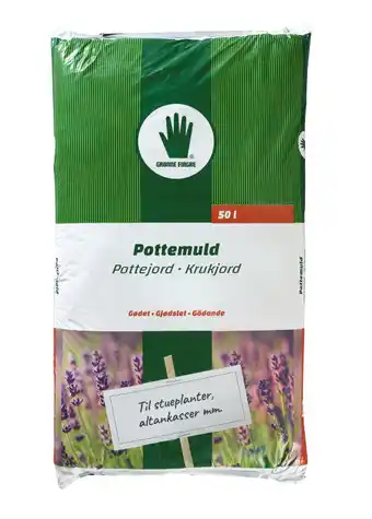 jem & fix Pottemuld 50 liter - grønne fingre tilbud
