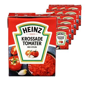 Motatos Heinz | 16-pak heinz hakkede tomater hvidløg | kolonial > konserves og madmix tilbud
