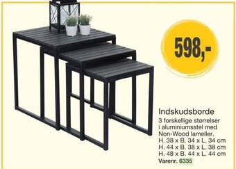 Harald Nyborg Indskudsborde tilbud