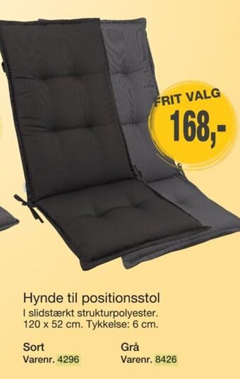 Harald Nyborg Hynde til positionsstol tilbud