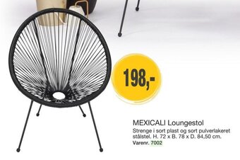Harald Nyborg MEXICALI Loungestol tilbud