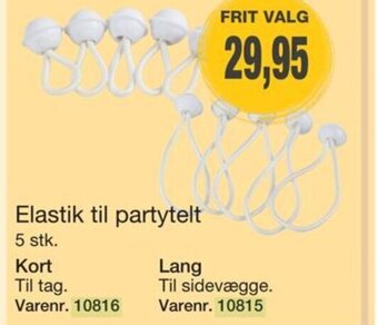 Harald Nyborg Elastik til partytelt tilbud