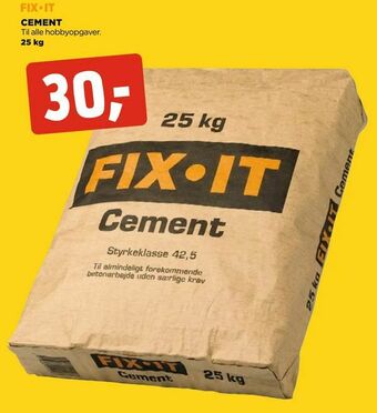 jem & fix Cement tilbud