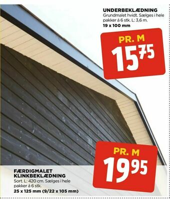 jem & fix Færdigmalet klinkbeklædning tilbud