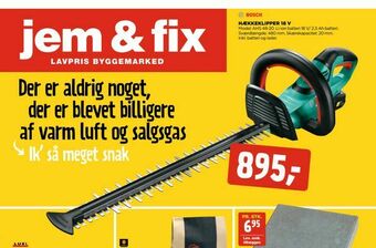 jem & fix Hækkeklipper 18 v tilbud