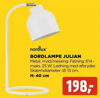 jem & fix Bordlampe julian tilbud