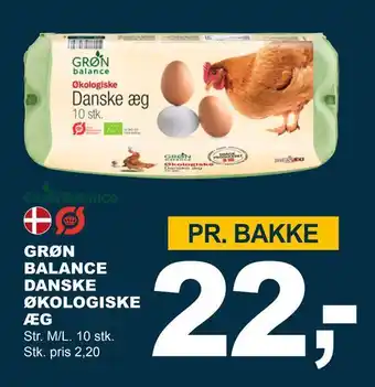 Let-Køb Grøn balance danske økologiske æg tilbud
