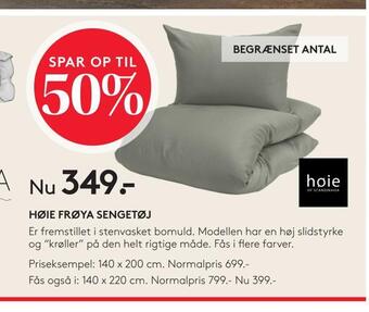 SENG Høie frøya sengetøj tilbud