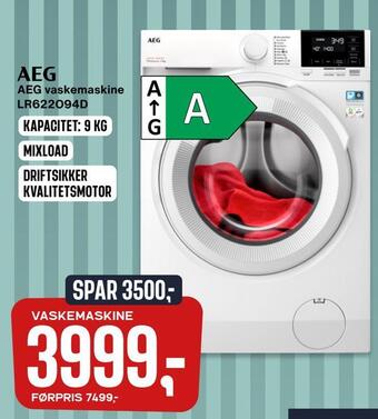 Skousen Aeg vaskemaskine lr622o94d tilbud