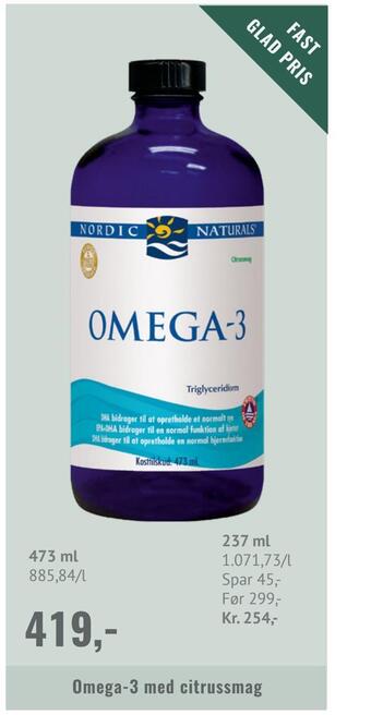 Omega-3 med citrussmag