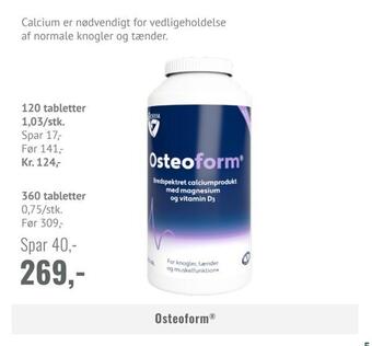 Helsam Osteoform ® tilbud