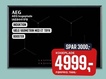 Skousen Aeg kogeplade iae84411fb tilbud