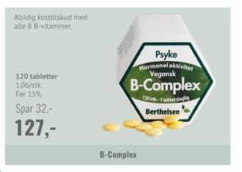 Helsam B-complex tilbud