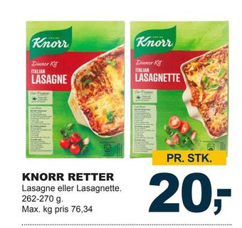 Let-Køb Knorr retter tilbud